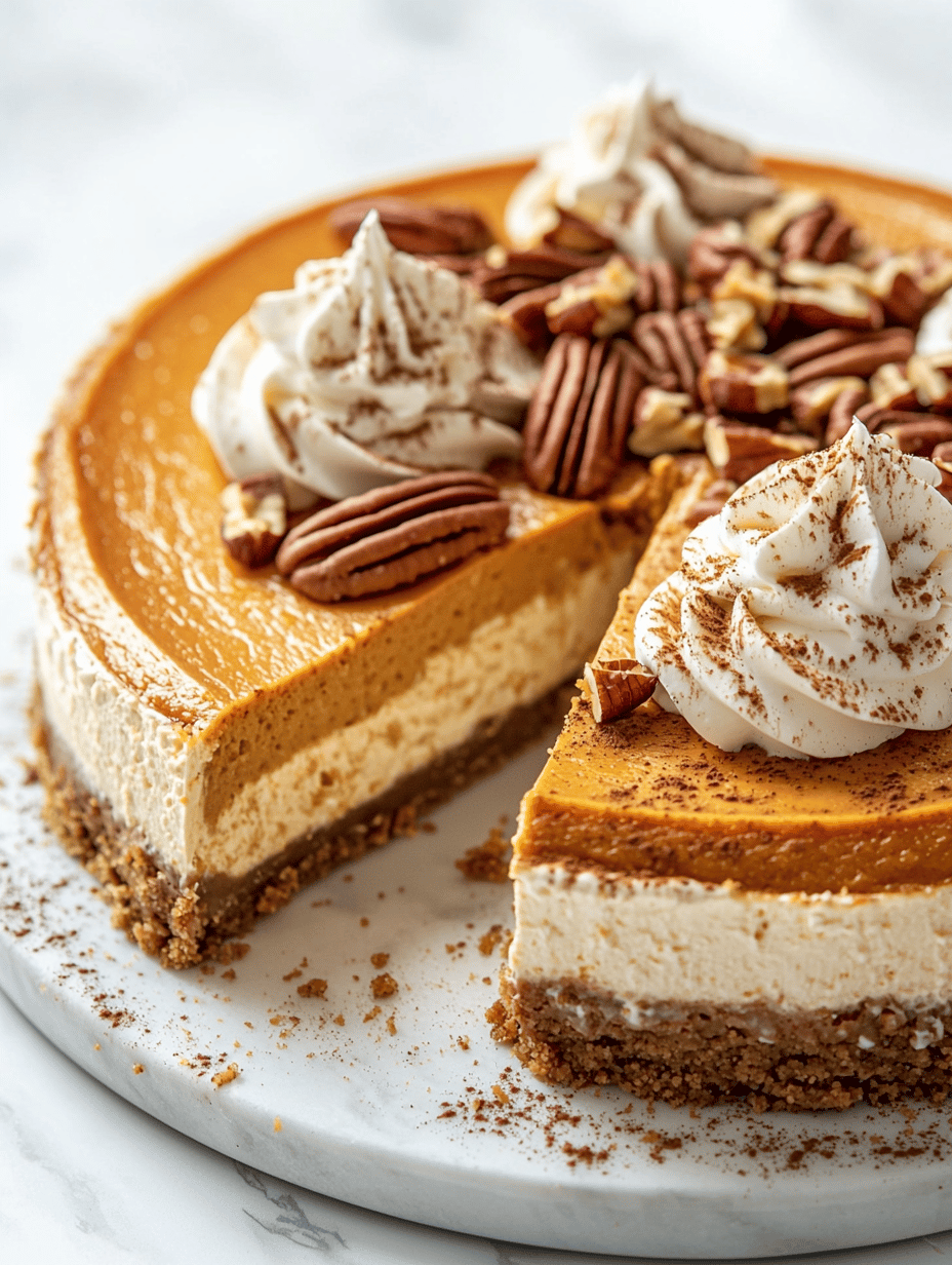 Spooky Season Surprise: The Ultimate Pumpkin Cheesecake