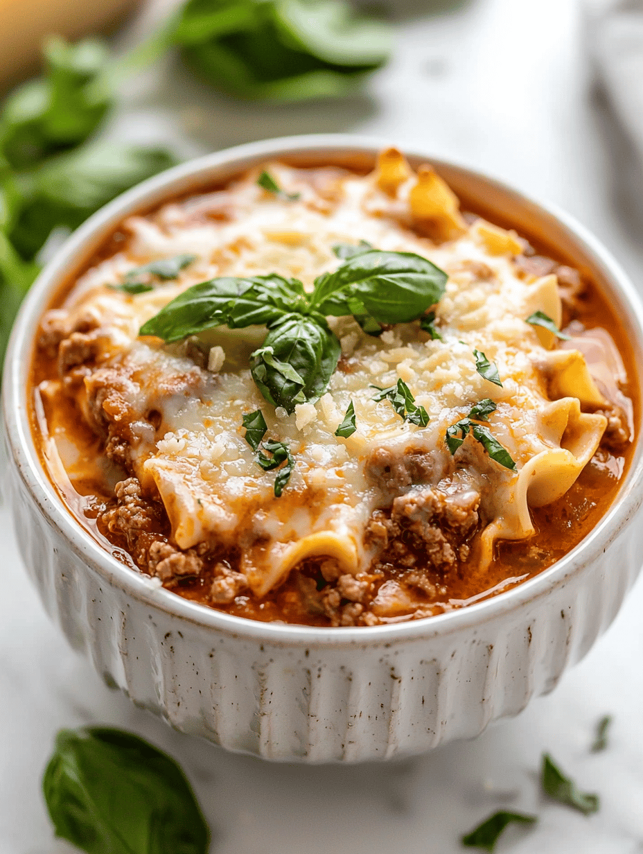 Layered Comfort: The Unconventional Twist of Lasagna Soup