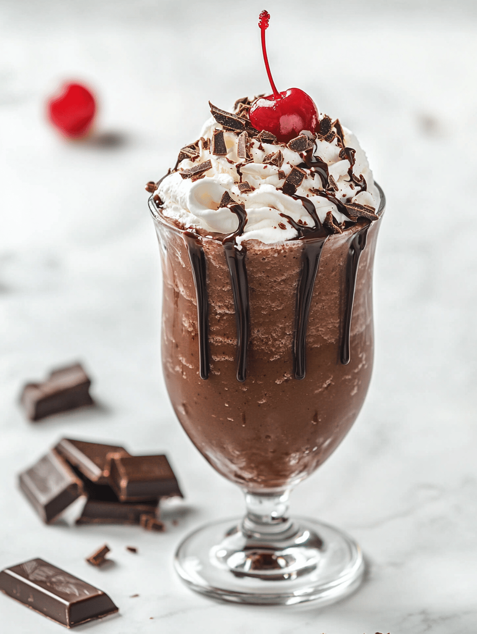 Chill Out with a Love-Yourself Hot Chocolate-inspired Chocolate Slushie