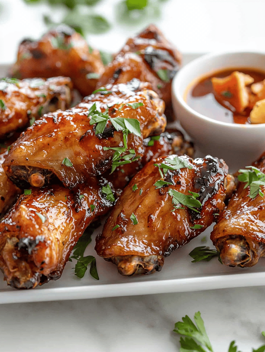 Spooky Good: Halloween Bat Wings with Soy Sauce Glaze