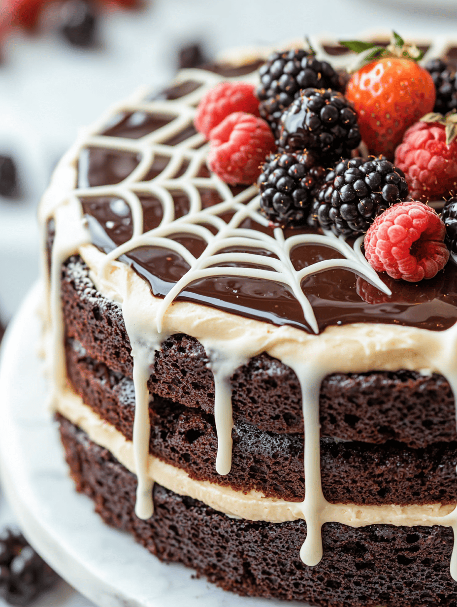 Spooktacular Spider Web Cake: A Creepy Confection to Celebrate Halloween