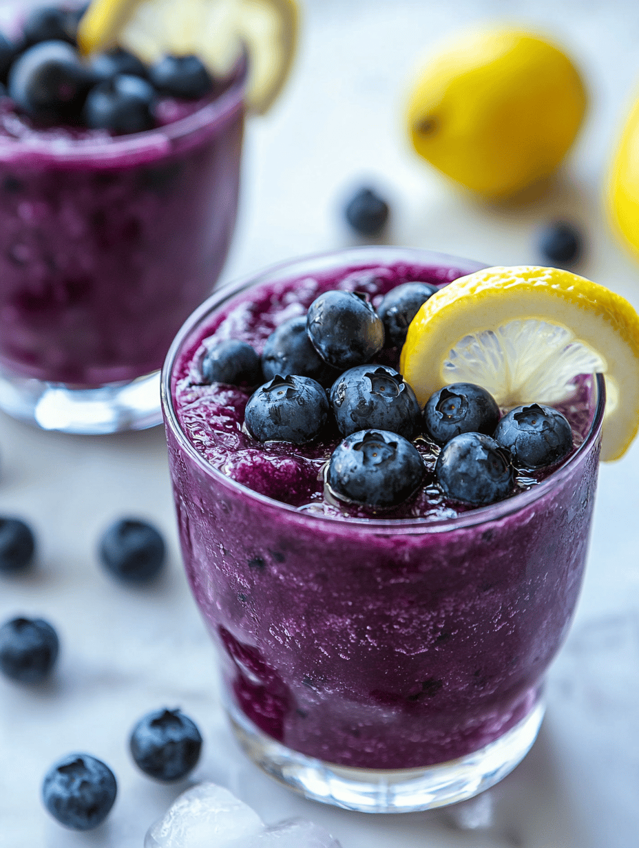 The Secret Ingredient to Making a Perfect Blueberry Slushie