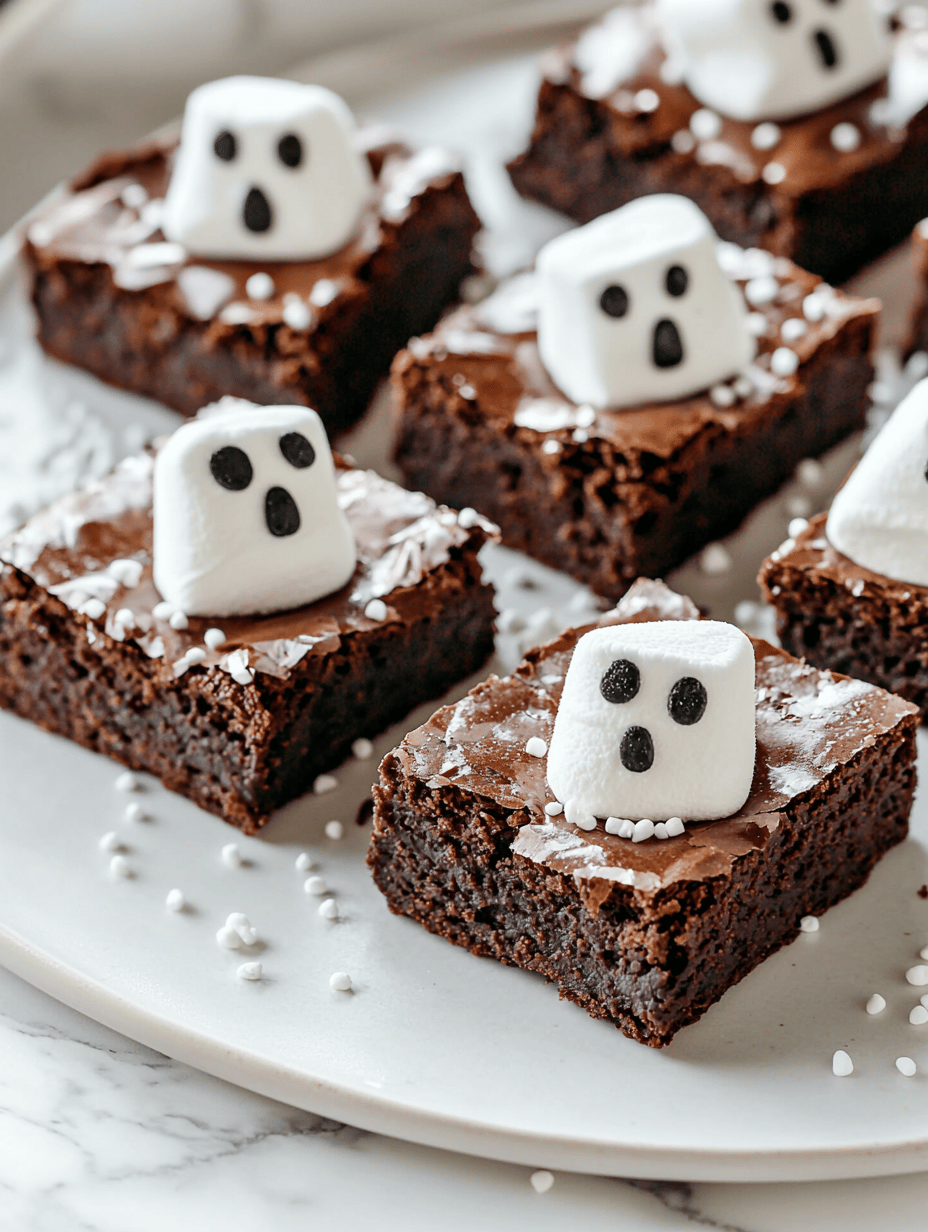 Spooktacular DIY: Unforgettable Halloween Ghost Brownies