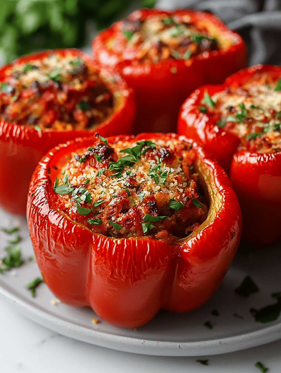 Discover the Magic of Vegetarian Stuffed Peppers with a Twist