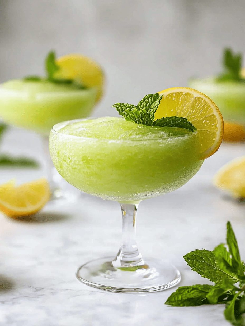 The Art of the Unexpected: Elevating Vodka Slushies with a Mint Twist
