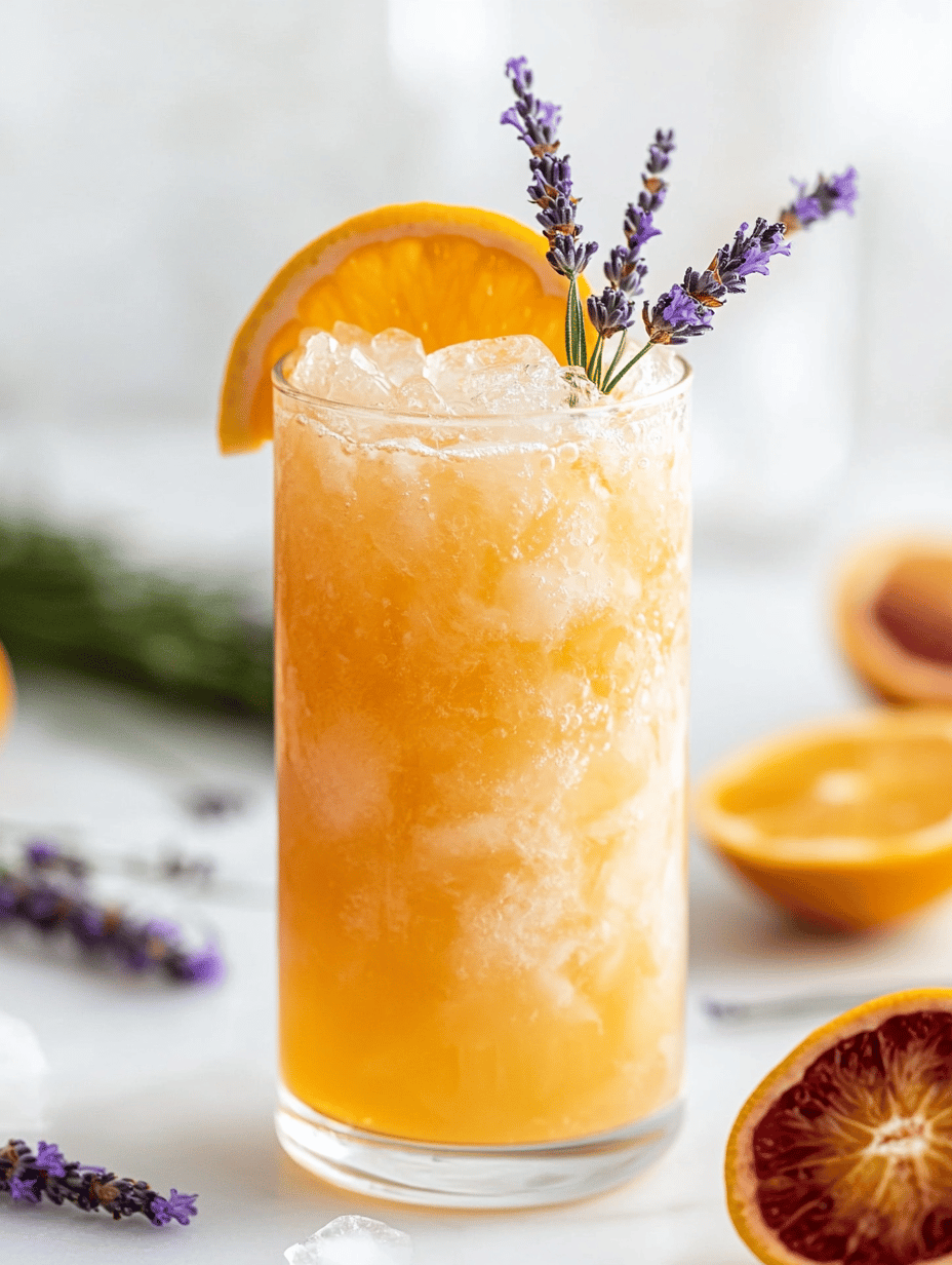 Chill Out with the Unexpected: The Lavender Iced Tea Slushie