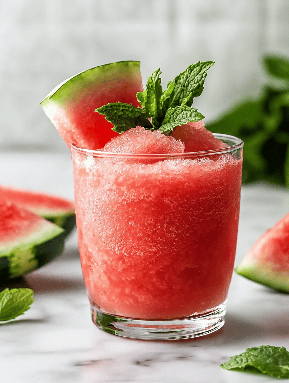 The Unexpected Charm of Watermelon Slushie: A Frozen Summer Escape