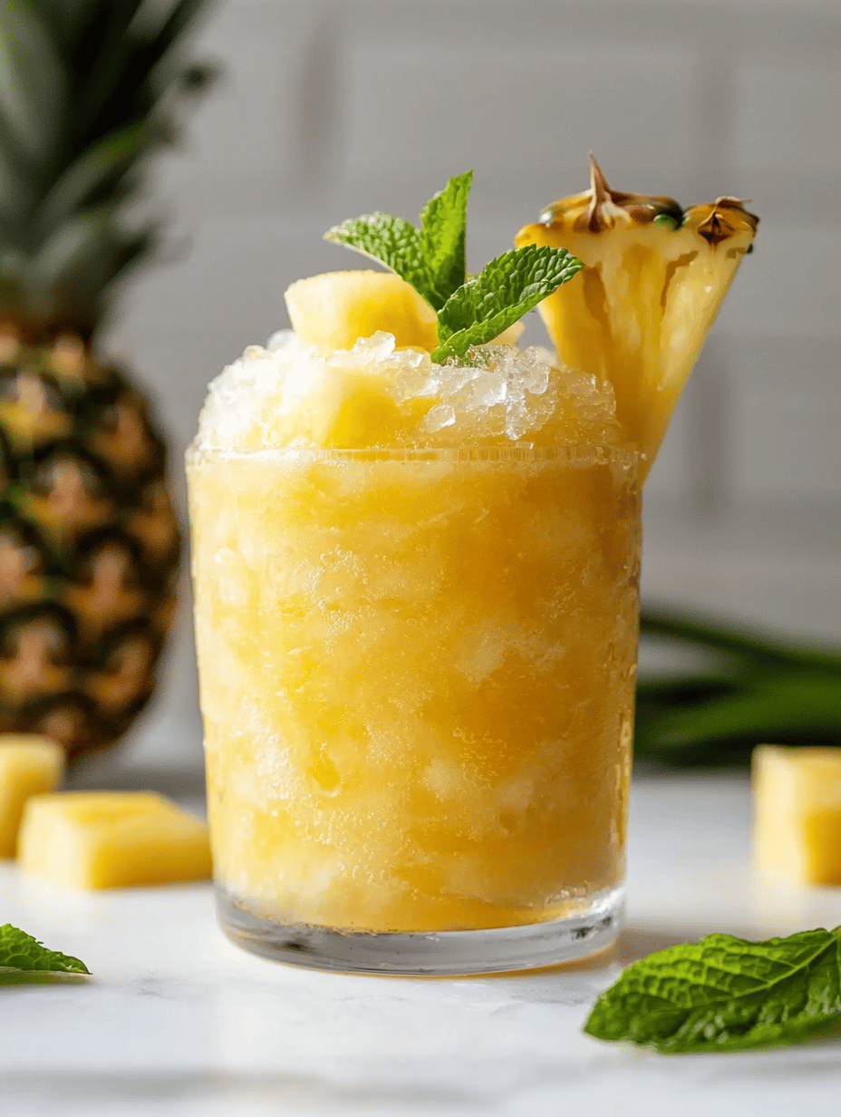 Tropical Twist: The Unusual Charm of Pineapple Slushie