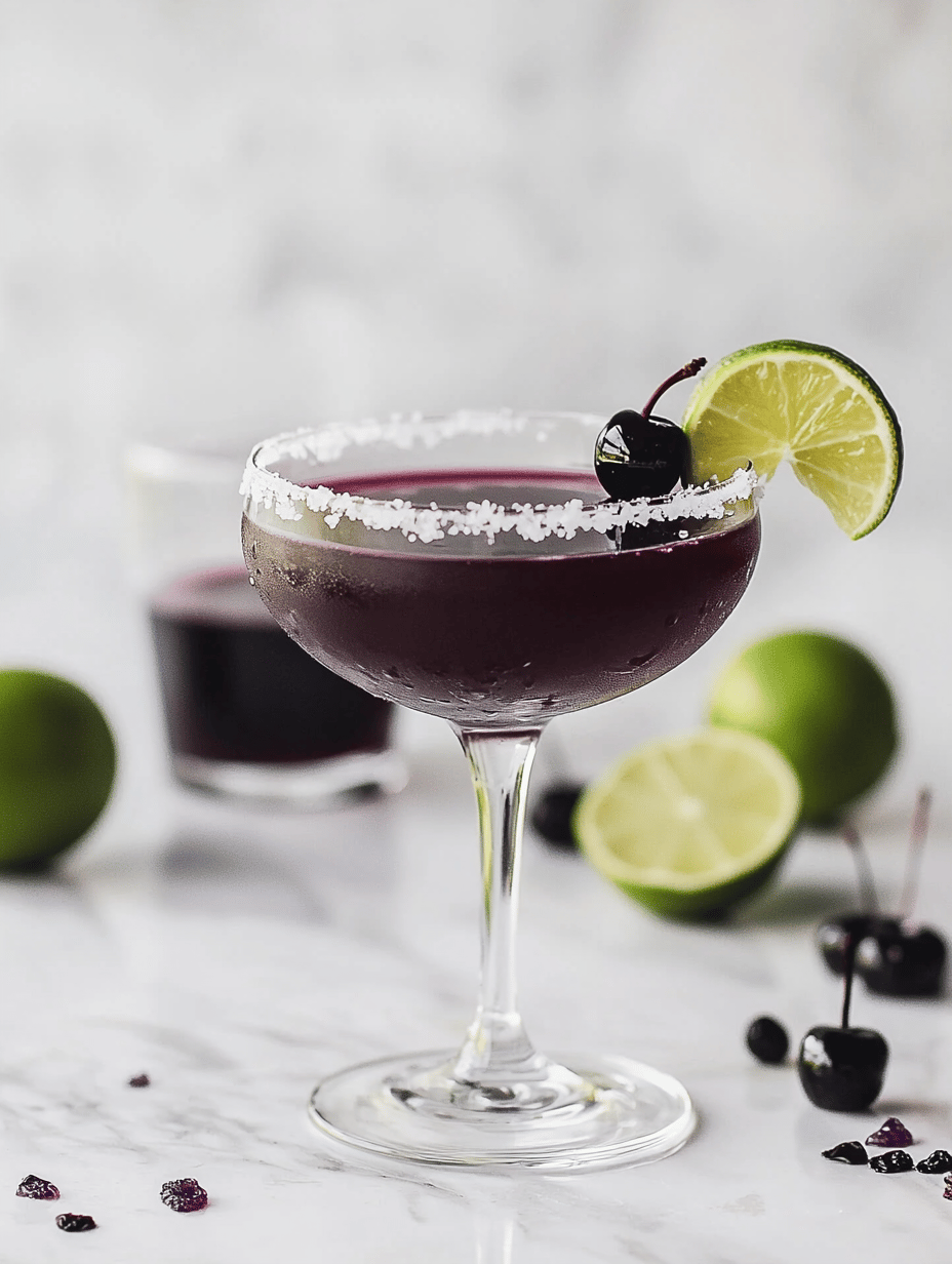 Enchanted Night: The Spooky Elegance of Black Magic Margarita