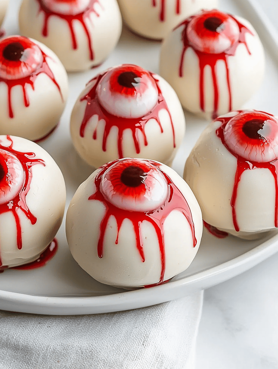 Spooky Delight: Halloween Monster Eyeball Cake Pops